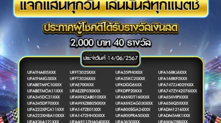 ประกาศผลกิจกรรม 14 มิถุนายน 2567