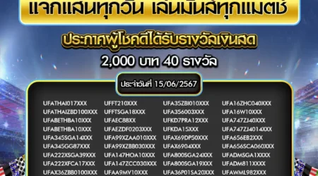 ประกาศผลกิจกรรม 15 มิถุนายน 2567