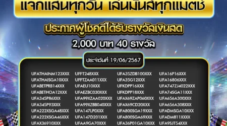 ประกาศผลกิจกรรม 19 มิถุนายน 2567