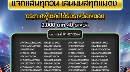 ประกาศผลกิจกรรม 01 กรกฎาคม 2567