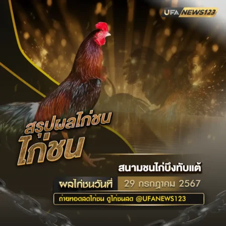 ผลไก่ชน 29 กรกฎาคม 2567