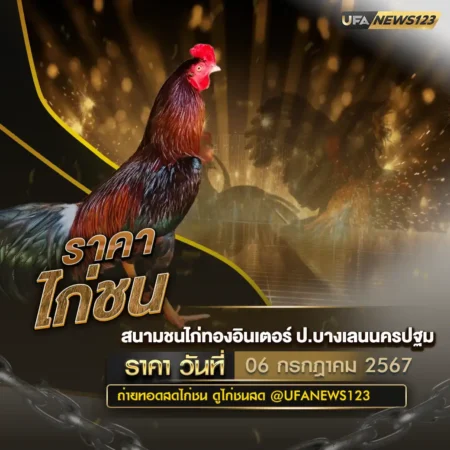 ราคาไก่ชน 06 กรกฎาคม 2567