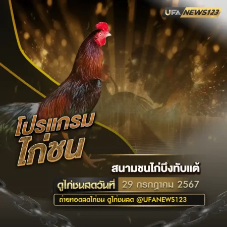 โปรแกรมไก่ชน 29 กรกฎาคม 2567