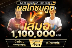 เทปไก่ชน บ้านใหญ่กำพลฟาร์ม VS ลีโอฟาร์ม 12 ตุลาคม 2567