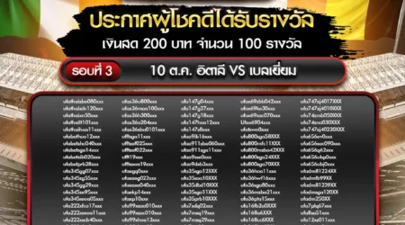 ประกาศผลกิจกรรม 10 ตุลาคม 2567