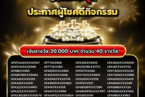 ประกาศผลกิจกรรม 01 ตุลาคม 2567