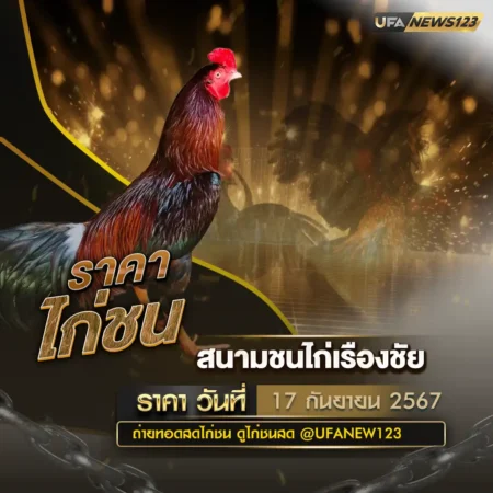 ราคาไก่ชน 17 พฤศจิกายน 2567