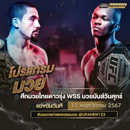 โปรแกรมมวย 15 พฤศจิกายน 2567