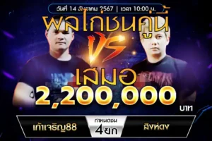 เทปไก่ชน เก้าเจริญ88 VS สิงห์ดง 14 ธันวาคม 2567