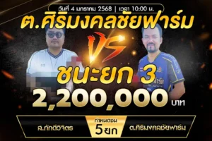 เทปไก่ชน ส.ภักดีวิจิตร VS ต.ศิริมงคลชัยฟาร์ม 04 มกราคม 2568