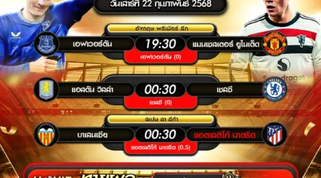 ทีเด็ดบอล 22 กุมภาพันธ์ 2568