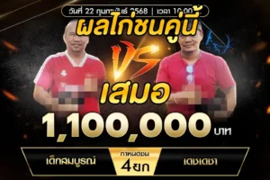 เทปไก่ชน เด็กสมบูรณ์ VS เดชเดชา 22 กุมภาพันธ์ 2568